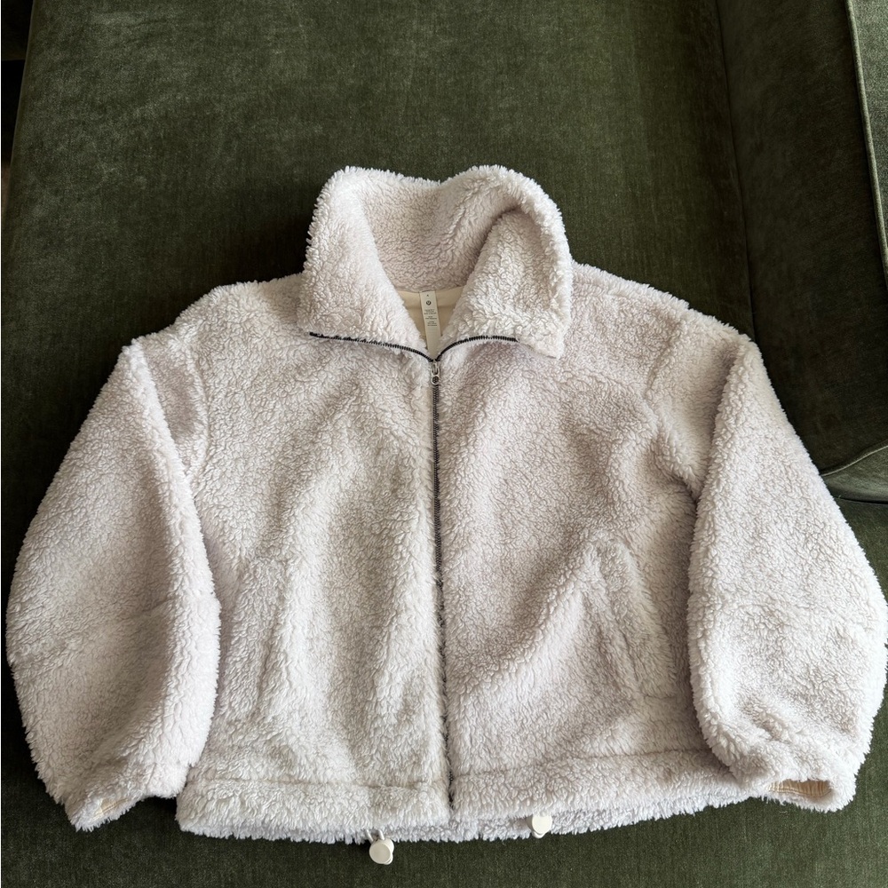 lululemon athletica Cream Teddy Jacket